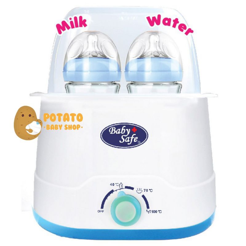 Baby Safe Twin Bottle Warmer - Penghangat Botol - Babysafe