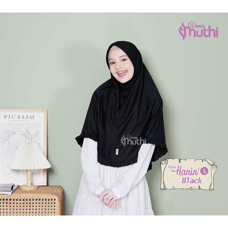 Jilbab Remaja Vania Muthi New Hanin L (SMP) Bahan Kaos