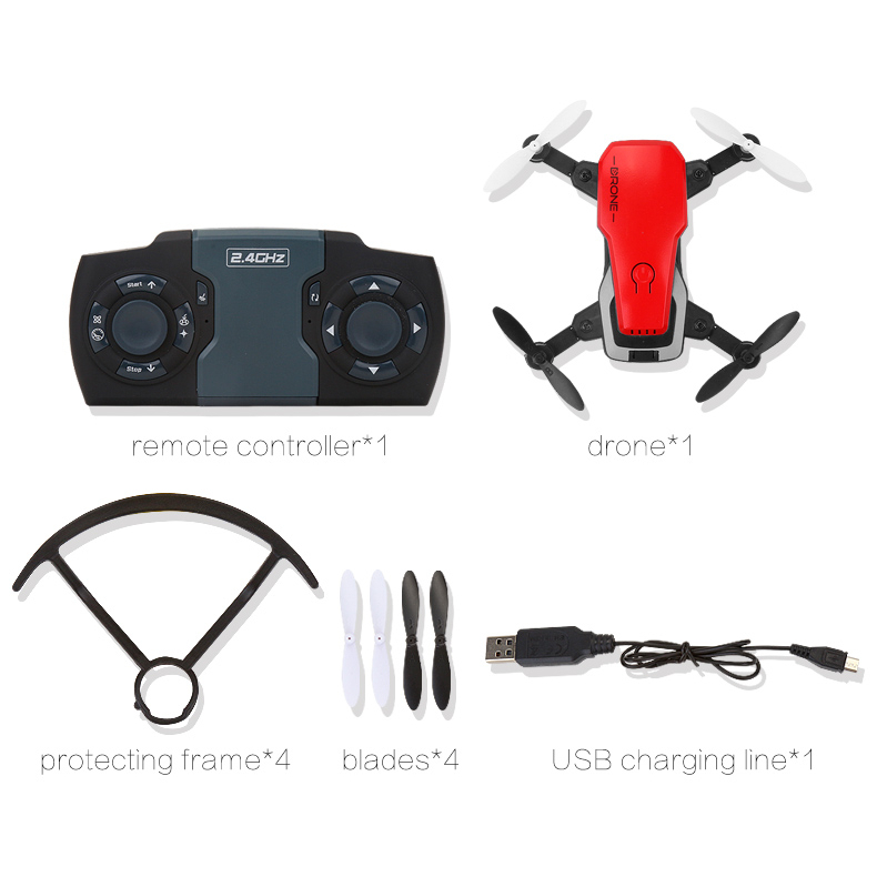 RC Drone dengan HD Kamera 720P Wifi HD Kamera Foldable Aircraft Mainan Helikopter