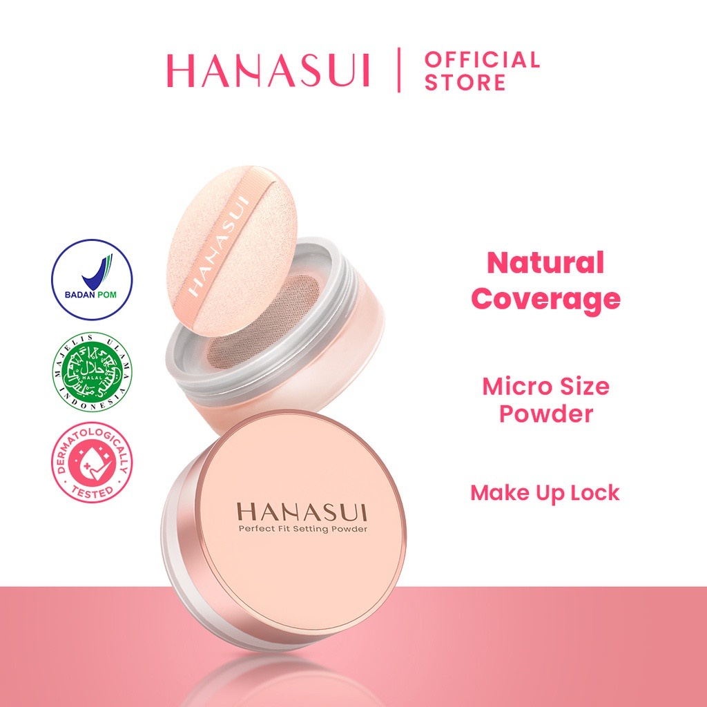 MFI - Hanasui Perfect Fit Powder Foundation All Variant | 100% ORI