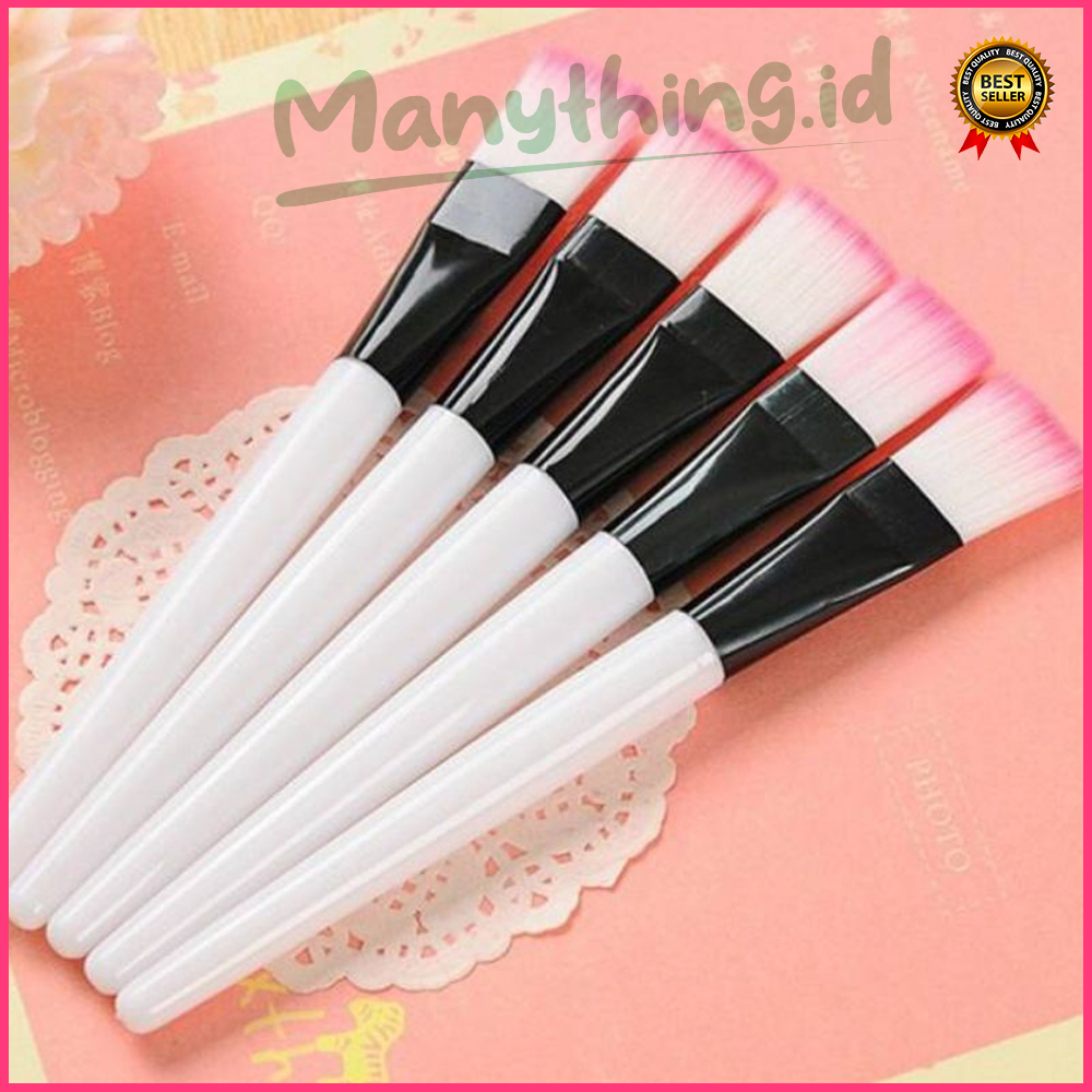 Brush Masker Kuas Masker 1 Buah Kuas Masker Elegan Halus Kuas Make Up Bulu Pink