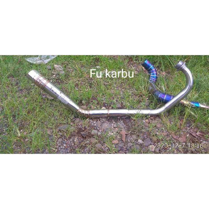 Leher knalpot roadrace satria fu, Jupiter MX & Sonic