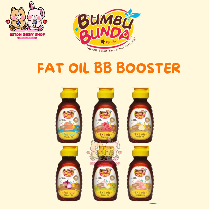 Bumbu Bunda Elia Fat Oil BB Booster Minyak MPASI Chicken oil/Beef Oil/Salmon Oil/Garlic Oil/Onion Oil/Shallot Oil