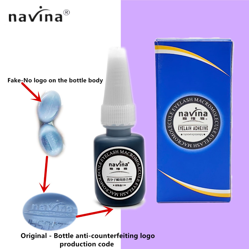 Navina Glue Blue / Red For Eyelash Extension