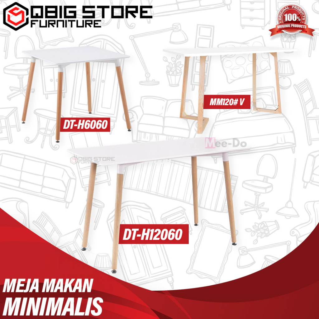 Meja Makan Cafe Mee Do Modern Minimalis