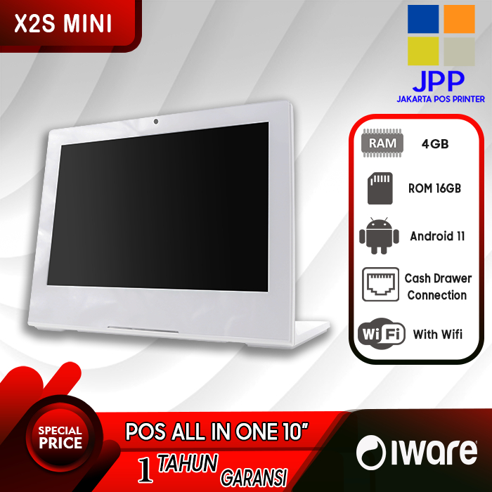 Android 11 POS Desktop Mesin Kasir IWARE X2S 4GB/16GB
