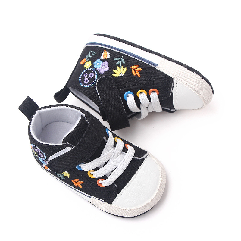 babyfit FLOWER canvas prewalker sepatu anak bayi sneakers import beby shoes import mb-0510
