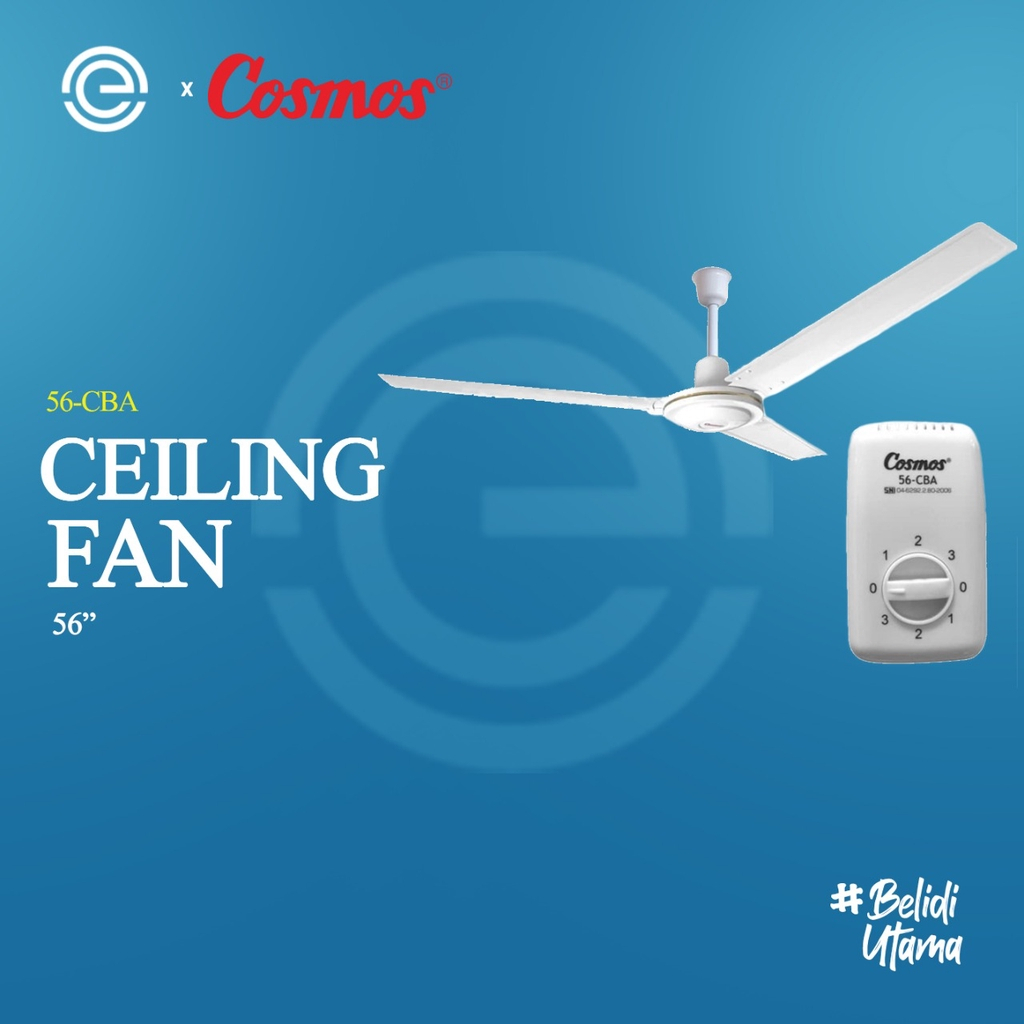 COSMOS CEILING FAN KIPAS ANGIN GANTUNG 56-CBA / 56 CBA GARANSI RESMI