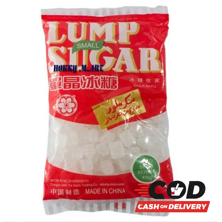 

(HOKKY) Lump Sugar Import 400gr / Gula Batu China