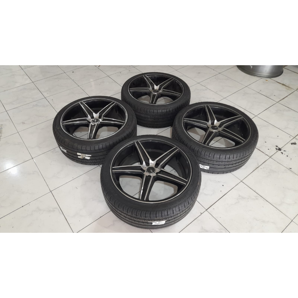 VELG MOBIL BEKAS MURAH HSR EMISSION RING20 X8,5 5X114,3ET45+BAN PHI 245 40 2022 CRV HRV CX5 ALPHARD