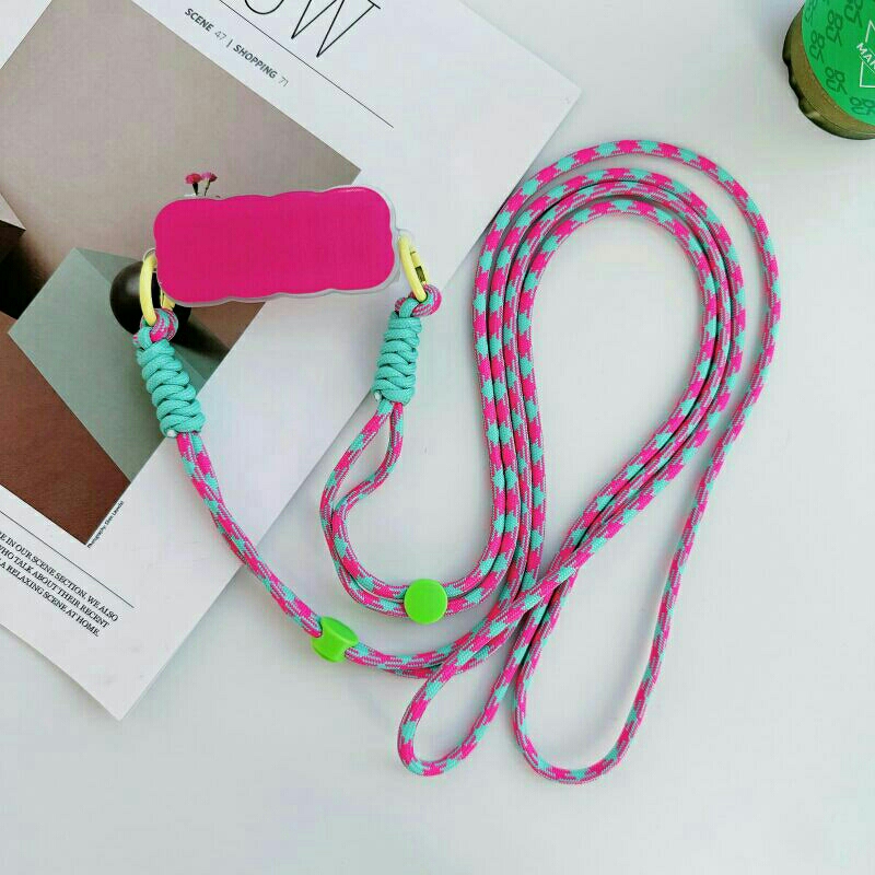 (TERBARU) TALI LANYARD MOTIF WARNA WARNI UNIVERSAL