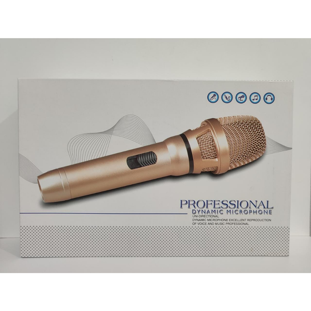 Mic Karaoke Kabel Single Profesional Dynamic Microphone Cable Premium OCEANMART Aksesoris Speaker OCEAN MART