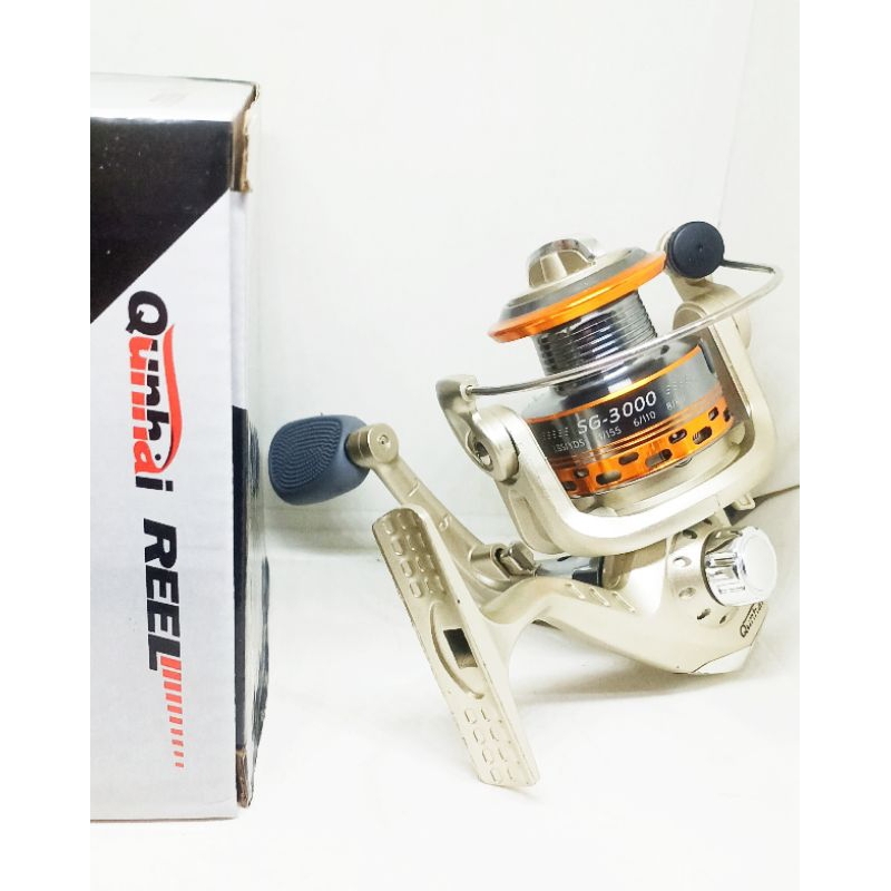 Reel Qunhai SG-3000A Rell 3000 A Rel Spool Besi Ril 6 BB Rill Spinning Spining