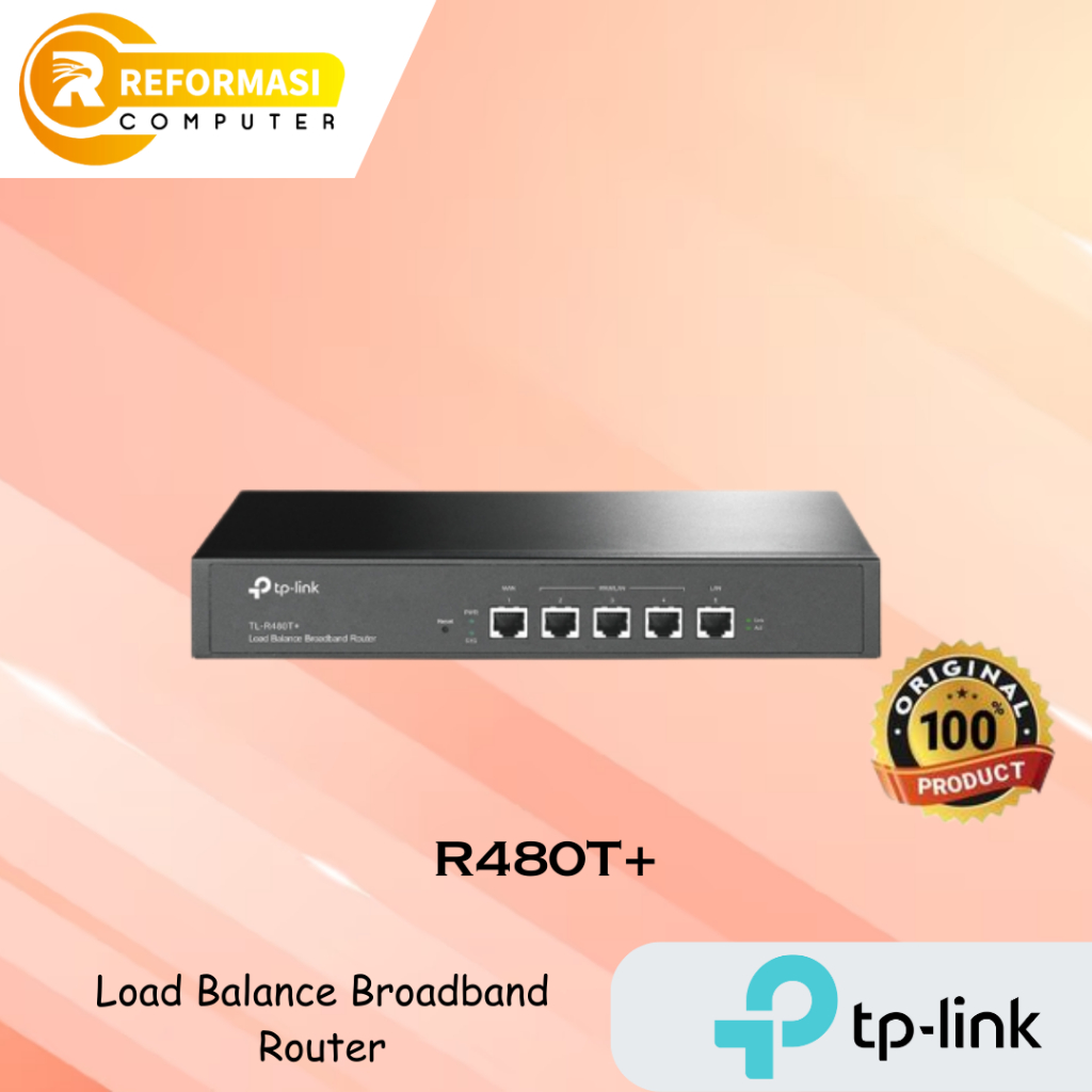 TPLINK Load Balance Broadband Router TL-R480T+