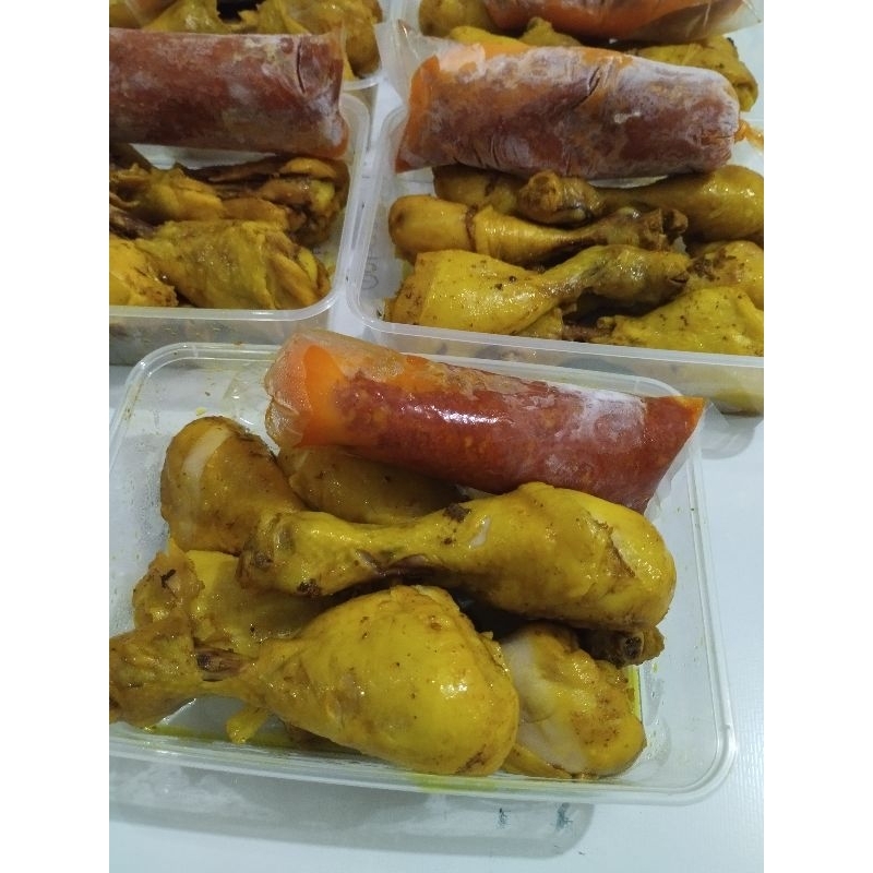 

Paha Ayam Ungkep isi 6 plus Sambal