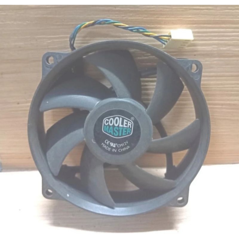 kipas fan delta 12V - 0,60A , 4pin ukuran 9,5cm, hingsped