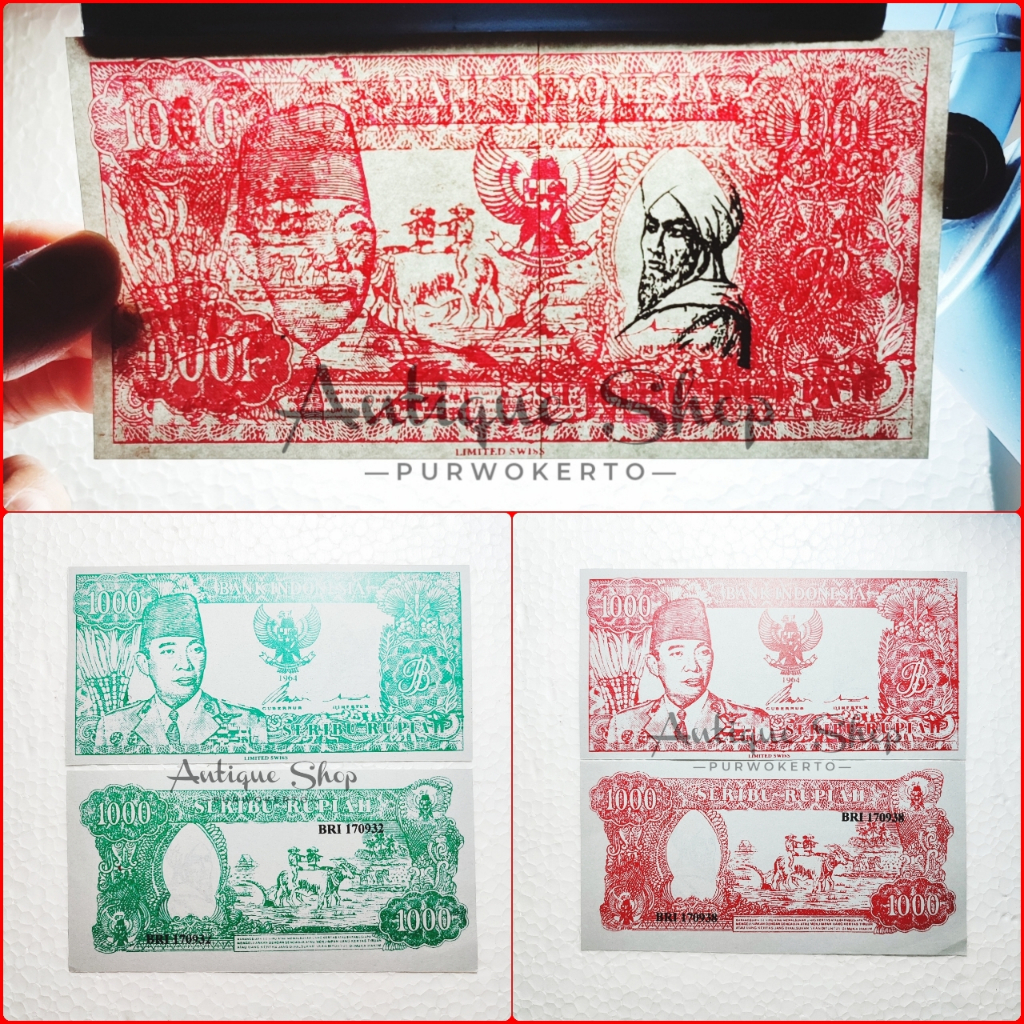 Koleksi Uang Sukarno 1964 Bajak Sawah Custom
