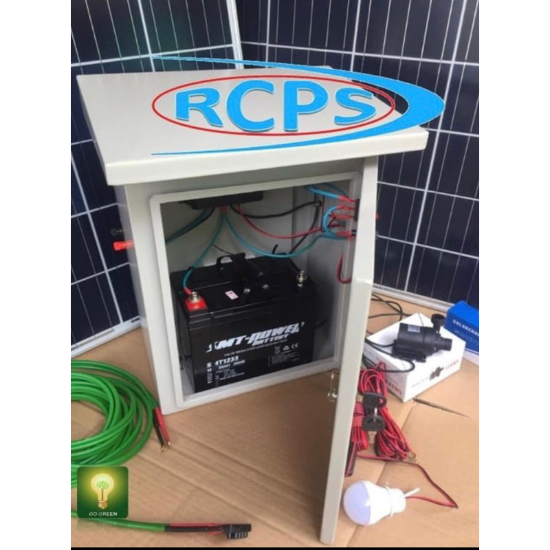 Pompa Air Mini Tenaga Surya Panel 50wp