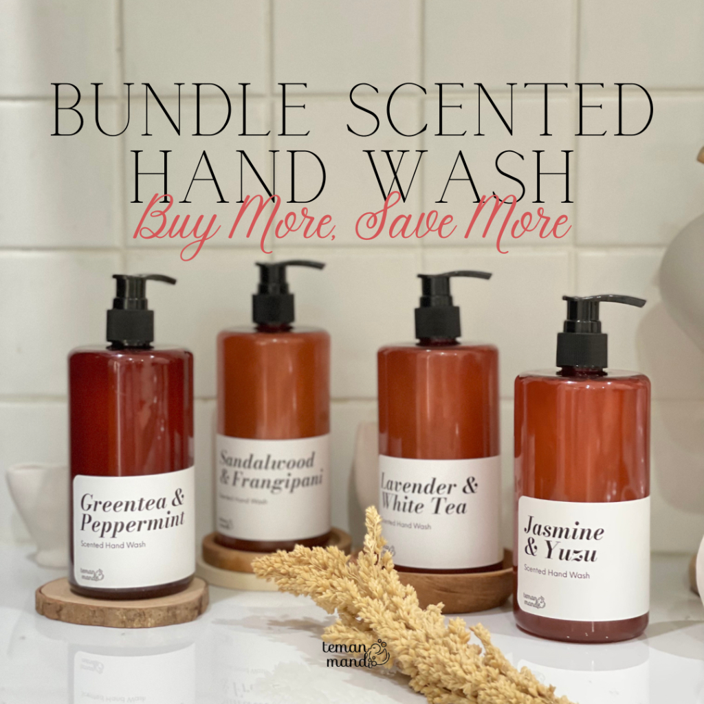 Bundle Scented Hand Wash Teman Mandi | Paket Hemat Sabun Cuci Tangan