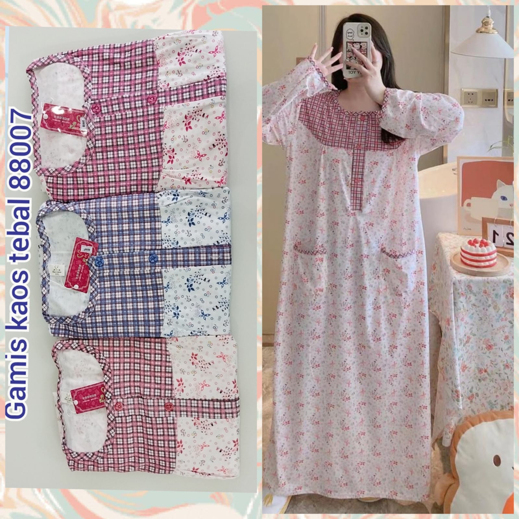 Daster gamis import katun