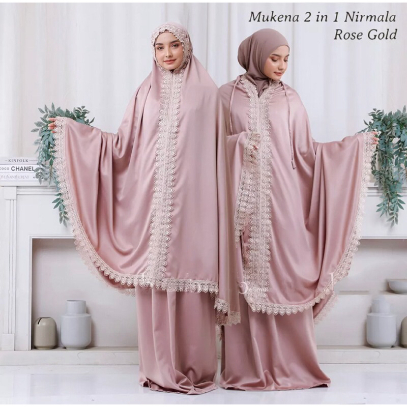 Mukena Dewasa 2in1 Nirmala Silk Premium