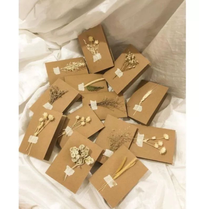 Kartu Ucapan Wisuda - Kartu Ucapan Rustic - Kartu Ucapan Estetik Coklat