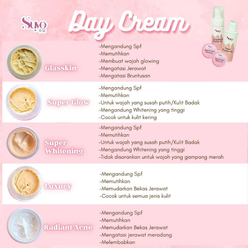 day cream suyo - cream pagi suyo ecer