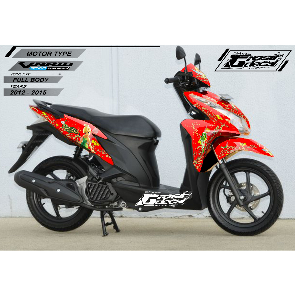 Decal Honda Vario 125 Old 2012 - 20-15 Full Body Decal Vario 125 Lama 2012-2015 Full Body