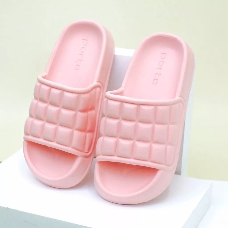 (COD) Sandal Karet Wanita Model Import Korea Porto 3043 L