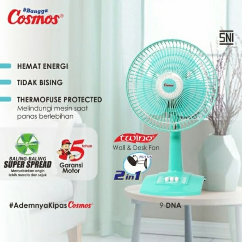 Cosmos Kipas Angin Meja Desk Fan 9 inch LDA