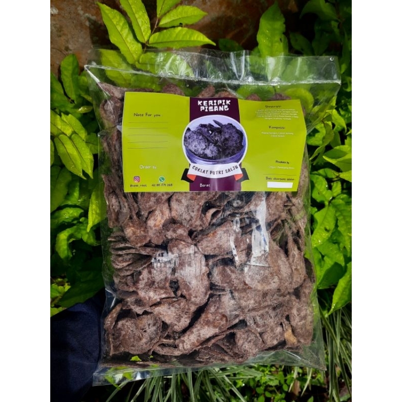 

Keripik Pisang Coklat Putri Salju ( 1 kg)