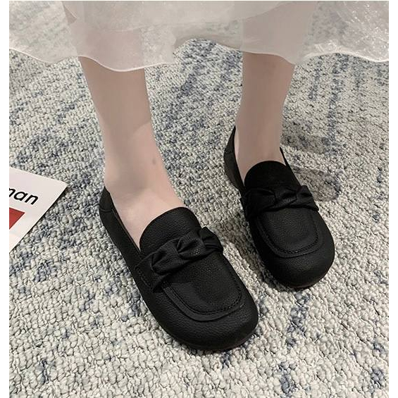 21171 Sepatu Flat Shoes Wanita Import Loafers Kekinian