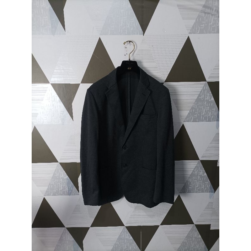 uniqlo blazer grey