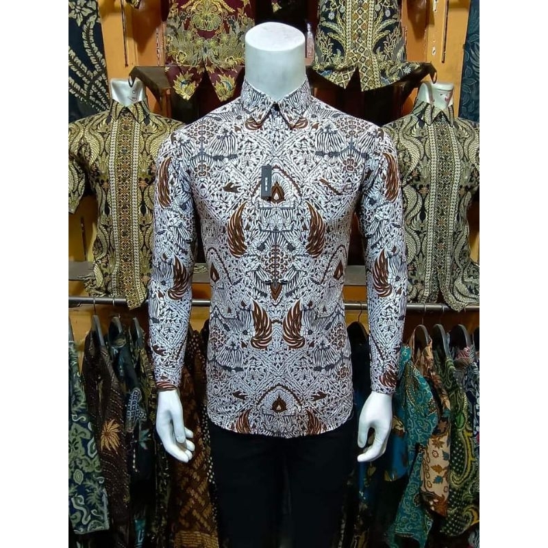 Kemeja pria lengan panjang | kemeja batik slimfit | kemeja motif baru | kemeja best seller | Kemeja M L XL