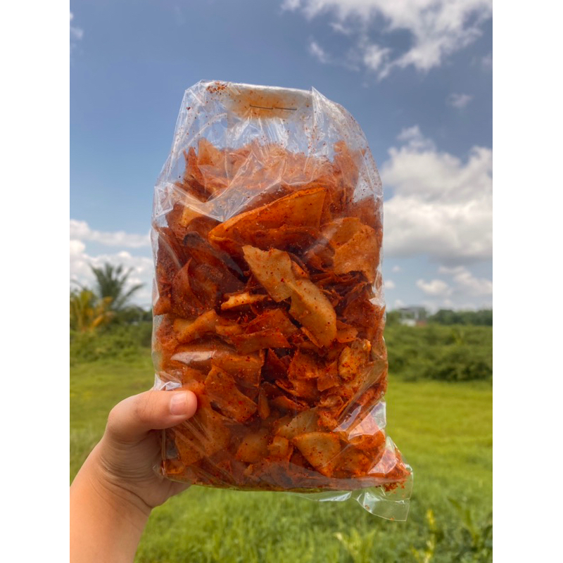 

KERIPIK PEDAS SINGKONG 250 GRAM / KRIPSET ASLI SUKABUMI RASA BAWANG