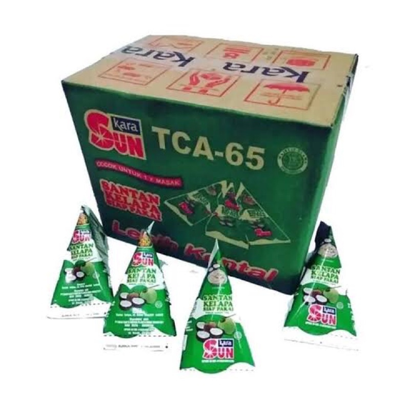 

Sun Kara Santan Kelapa Cair Segitiga 65ml 1 KARTON isi 36 PCS / Sun Kara isi 65 ml /Sun Kara 1 KARTON