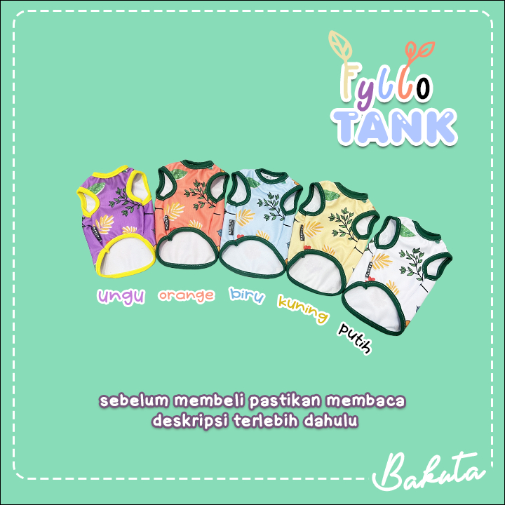 Baju Kucing Tank Edisi Fyllo Tank Lucu Untuk Kucing dan anjing / Baju Kucing Termurah Size XS-XXL / Baju Kucing Tangerang!