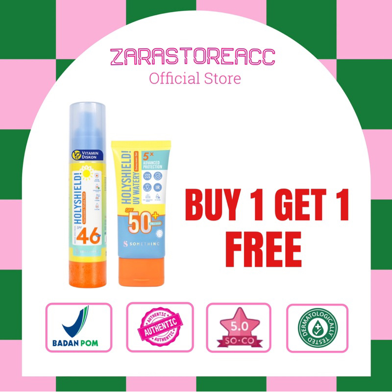 Somethinc serum sunscreen toner / serum somethinc / toner somethinc / sunscreen somethinc