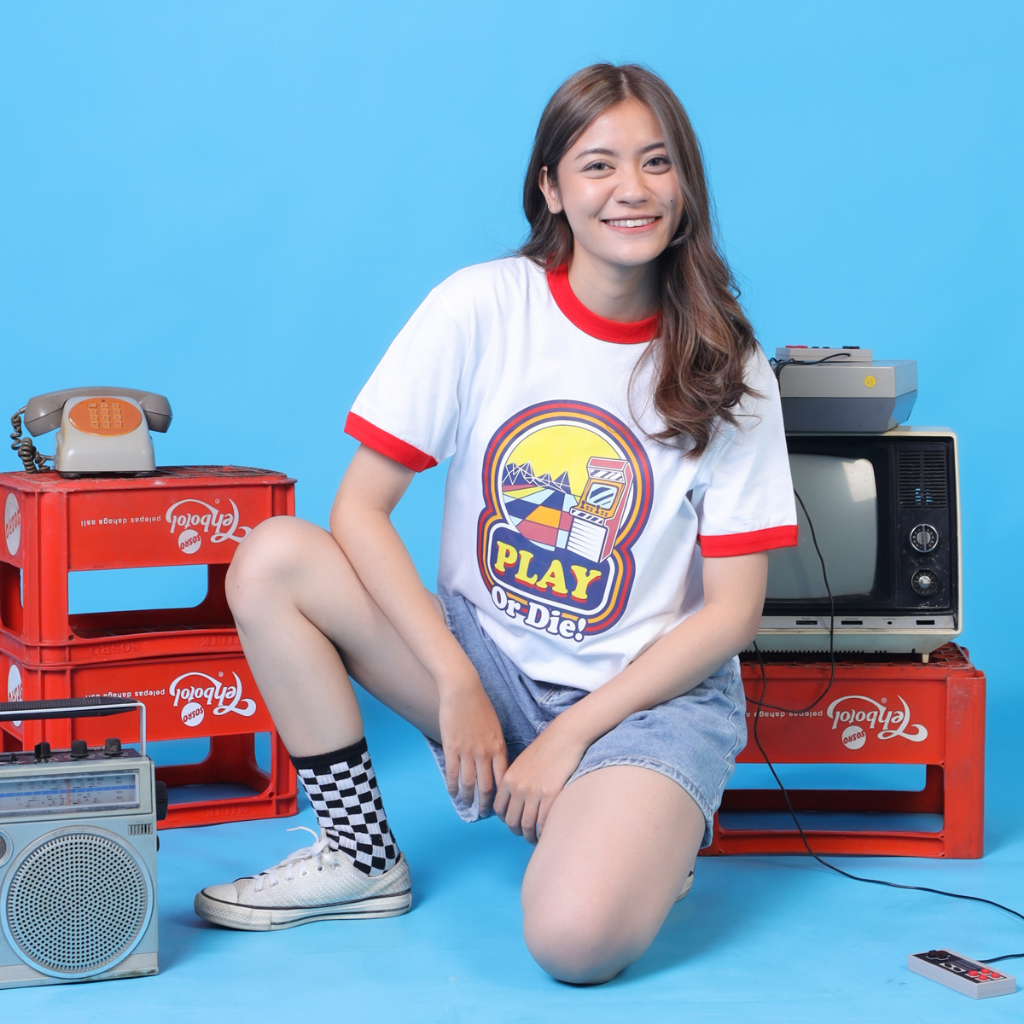 Kaos Distro Ringer Play Or Die New States Apparel Premium Pria dan Wanita