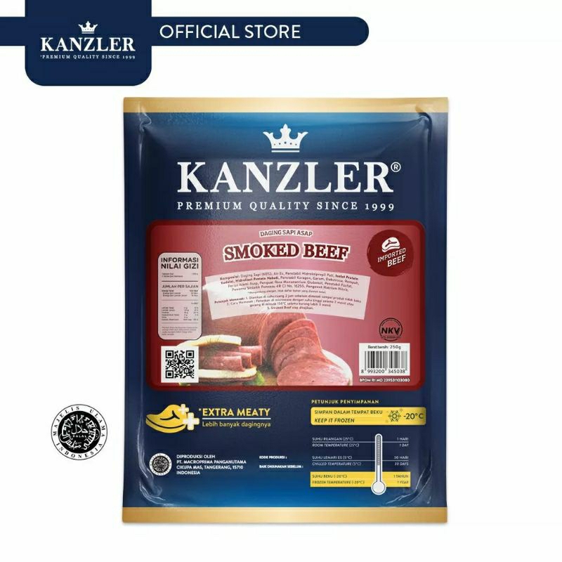 

1 Pack - Kanzler Smooked beef 250 gram