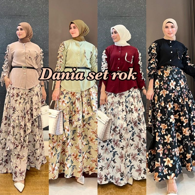 BLOUSE DANIA SET ROK BY HAREEM SYAR'I/ELMUMTAZA JEMBER