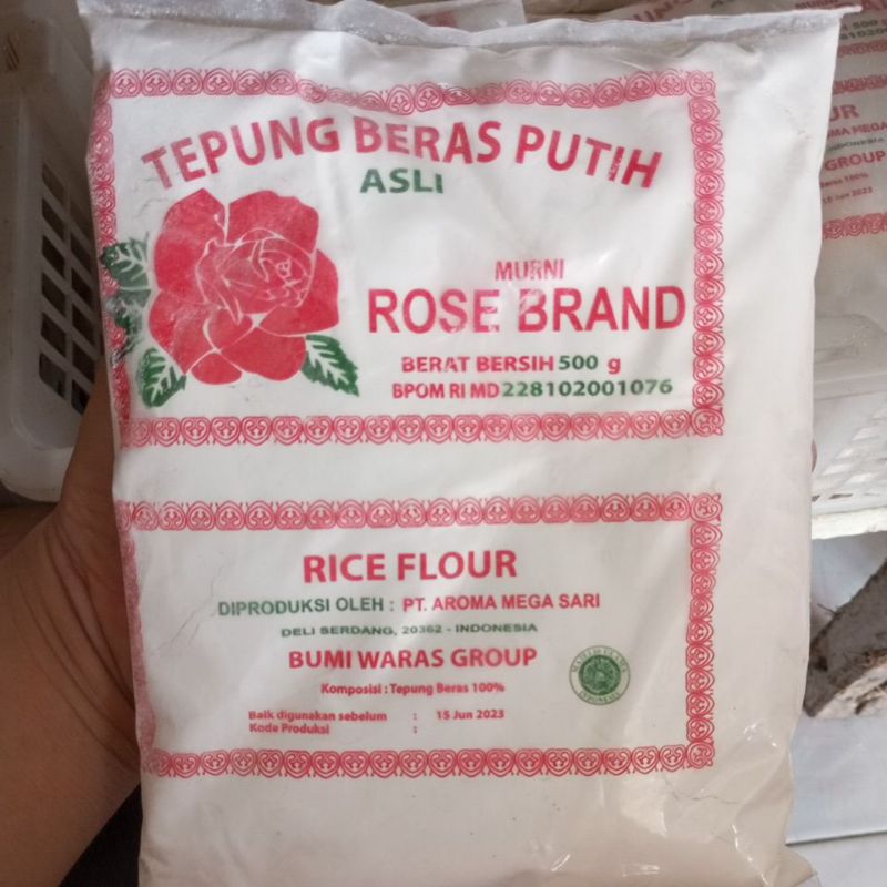 

Tepung Beras Rose brand 500gr