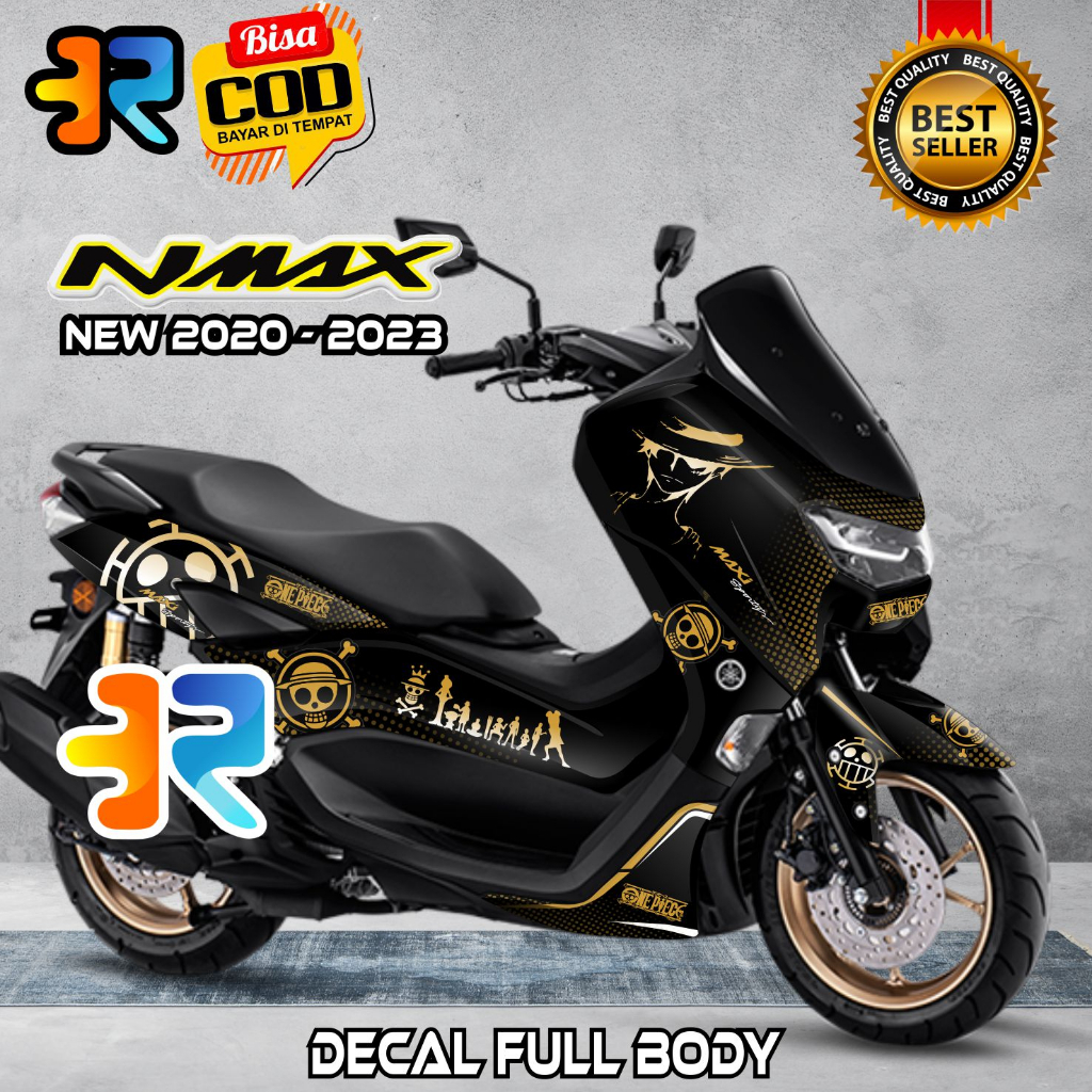 Decal Nmax New 2021 - 2023 Stiker Full Body Variasi Desain One Piece