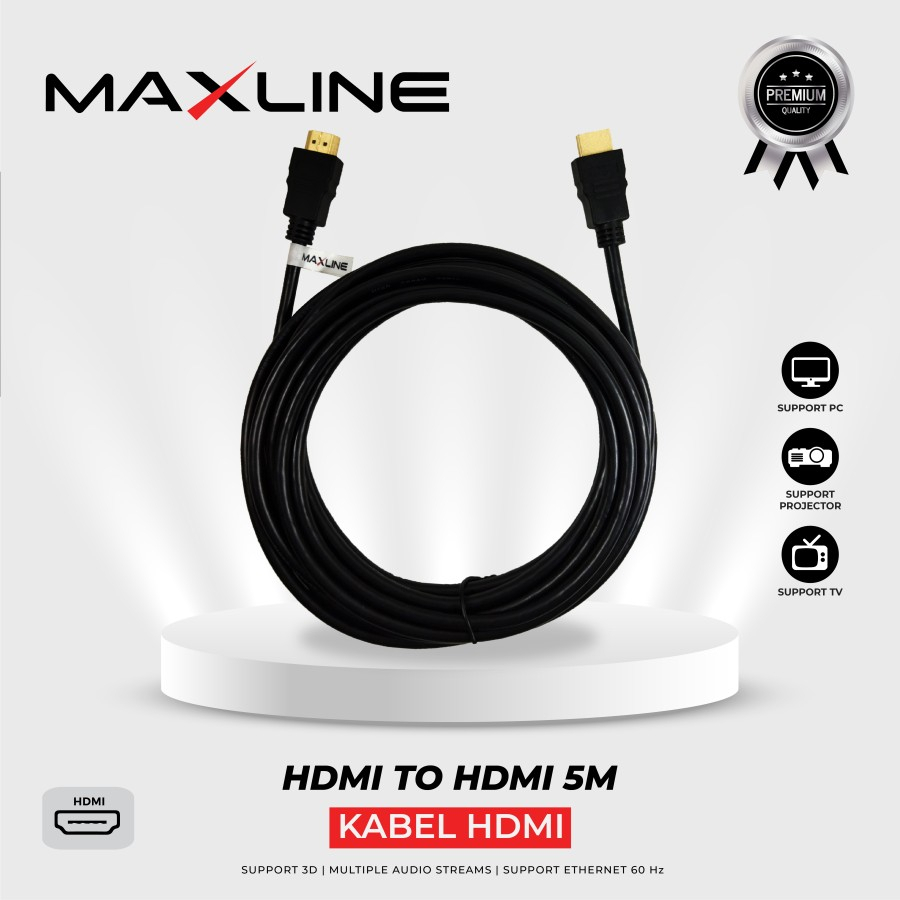 Kabel HDMI Maxline 5m Standart