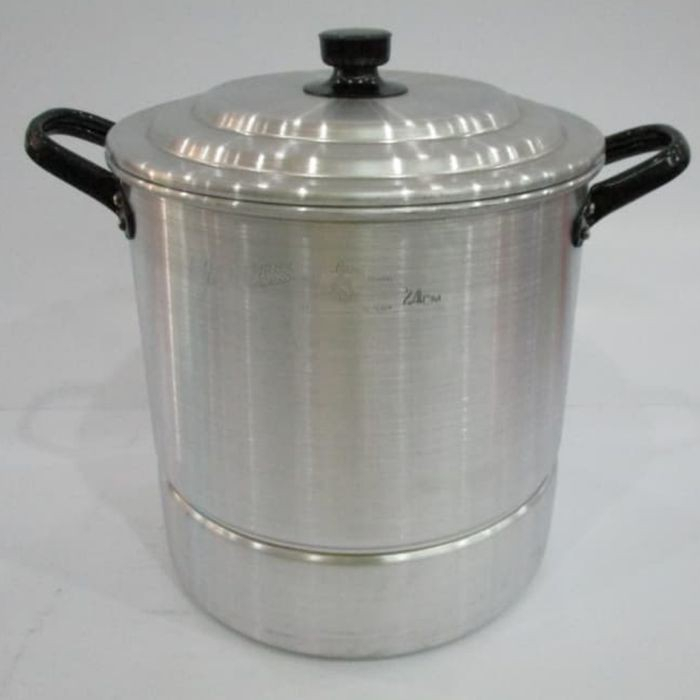 DANDANG JAWA TINGGI ALUMINIUM 22CM LANGSENG PANCI KUKUS