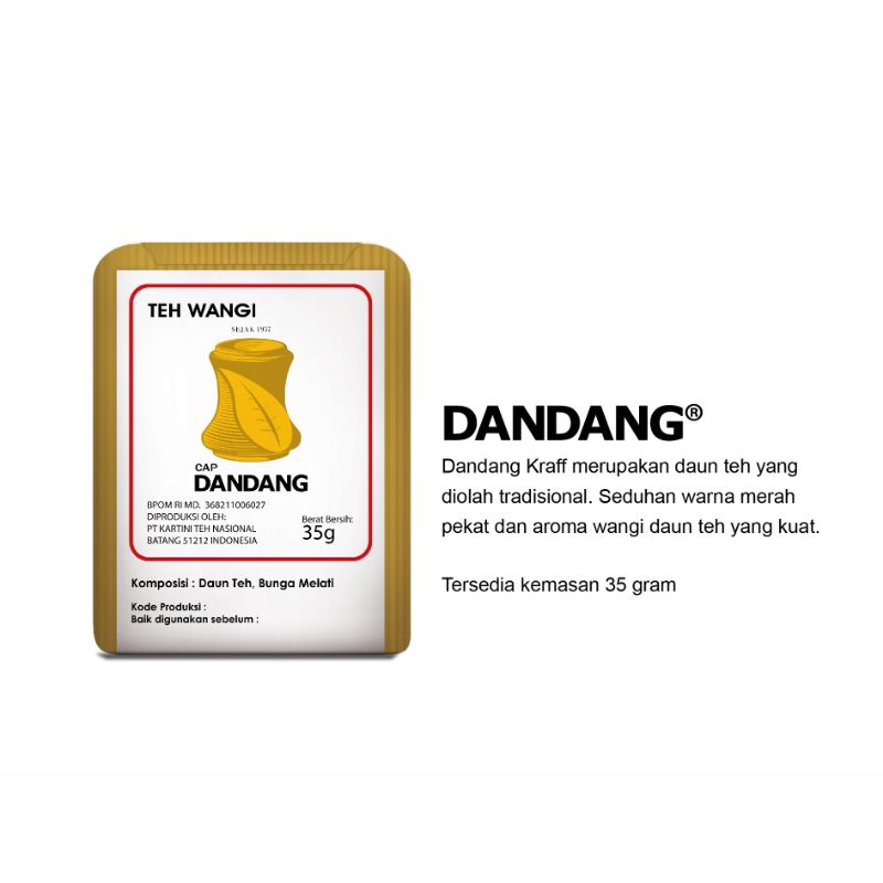 

Teh Bubuk Cap Dandang | Teh Racikan Asli Pekalongan