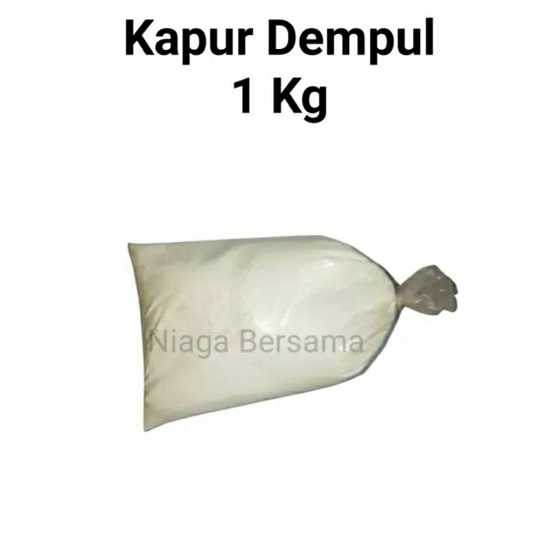Kapur Dempul Kayu 1 Kg Dengan Air Dan Oker