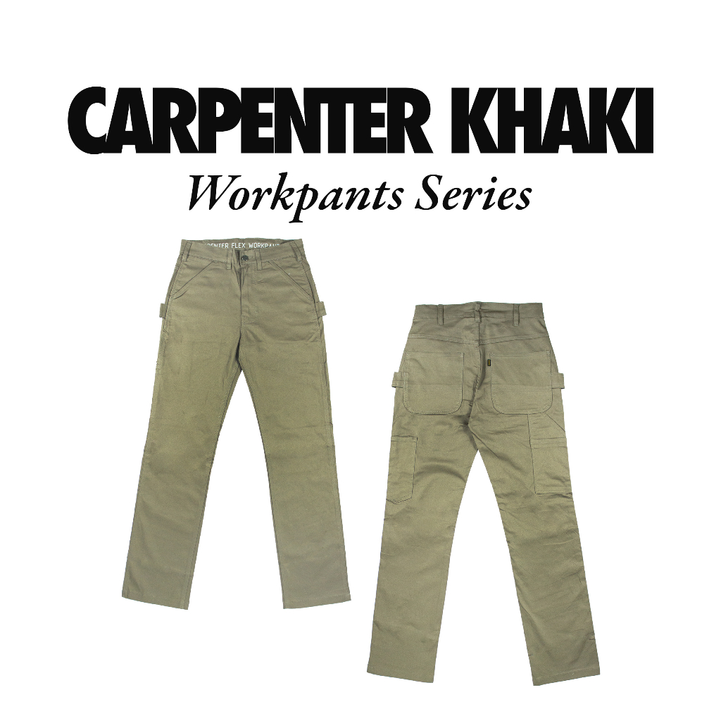 CARPENTER FLEX KHAKI, Celana Panjang / Celana Kerja by ENGINEER