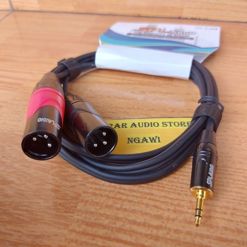 Kabel SPL HC-1,5M Mini Stereo To Canon / Kabel Microphone SPL Lengkap Jack JEK