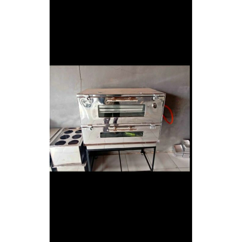 Oven gas stainless steel / Oven gas LPG / oven gas kue kering 75x55 cm
